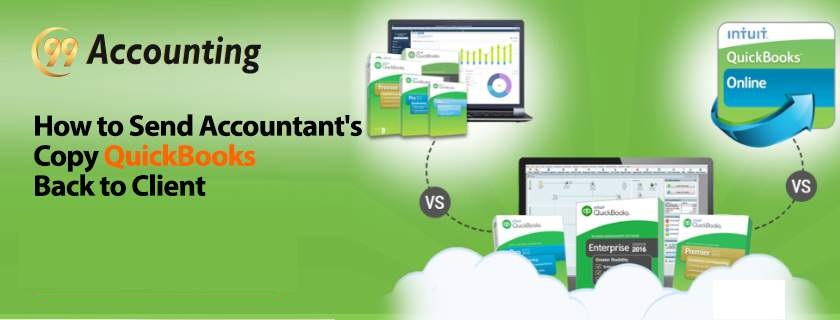 How to send accountant's copy QuickBooks back to client