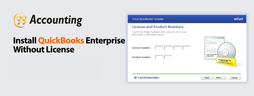 Install QuickBooks Enterprise without license